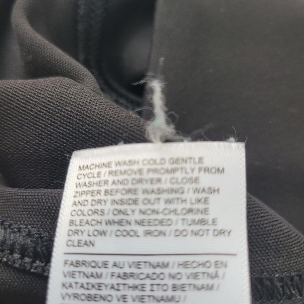 Athleta Size M Black Zip‎ Ankle Athletic Leggings Pants Delancey Tight - Picture 7 of 8